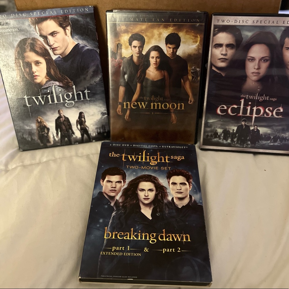 SOLD Twilight Complete DVD Set